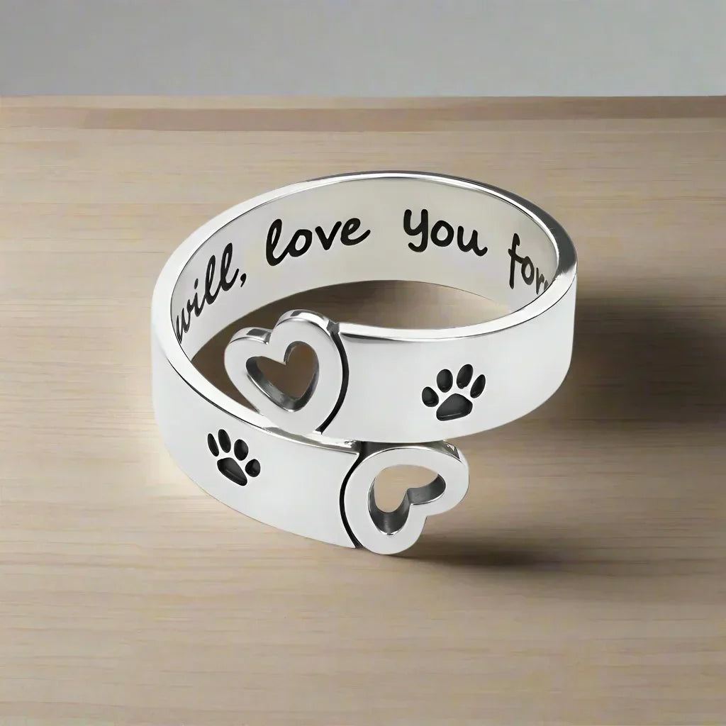 Byrne™ | Adjustable Paw & Heart Ring