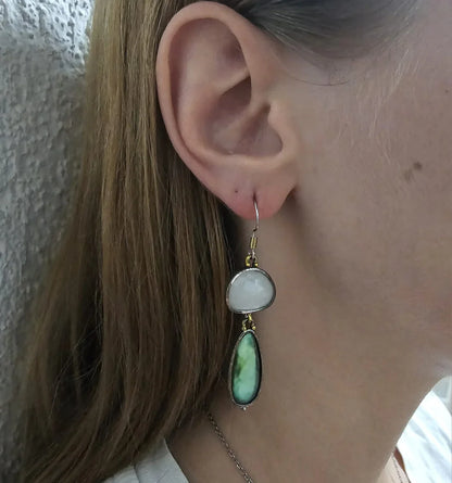 Vintage Stone Earrings